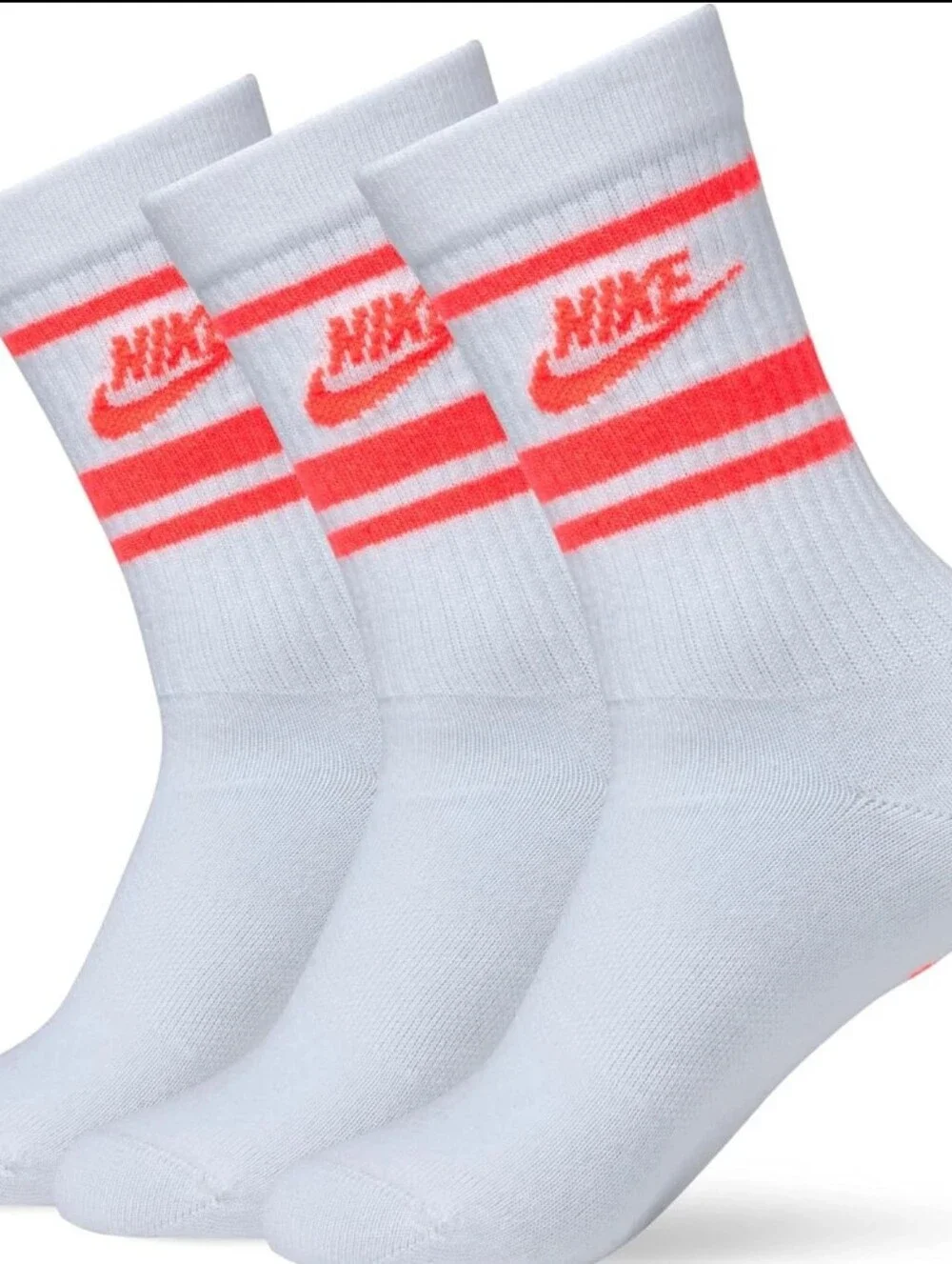 Nike Sportswear Dri-Fit Everyday Essentials Crew Socks 3 Pack L